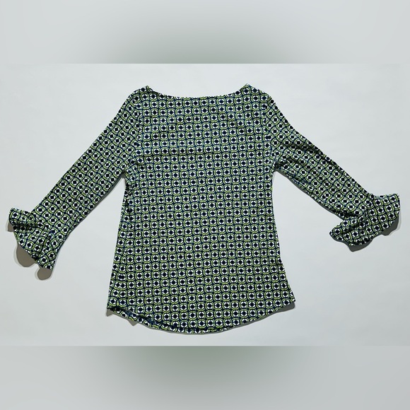 Kim Rogers Ruffle Cuff Blouse Size Small - Picture 10 of 13